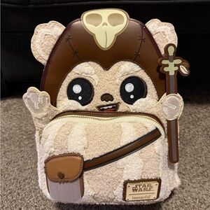 NWT Loungefly Star Wars Ewok Backpack.
